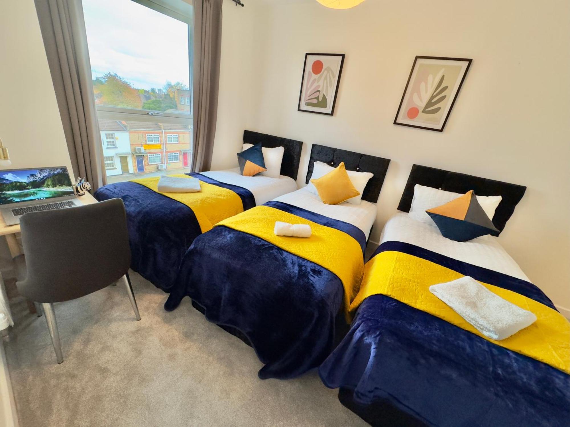 Excel 2 Bedrooms 2 Bath, Parking, Supper Wifi, Dockland, O2 Arena, Cable Car Apartment