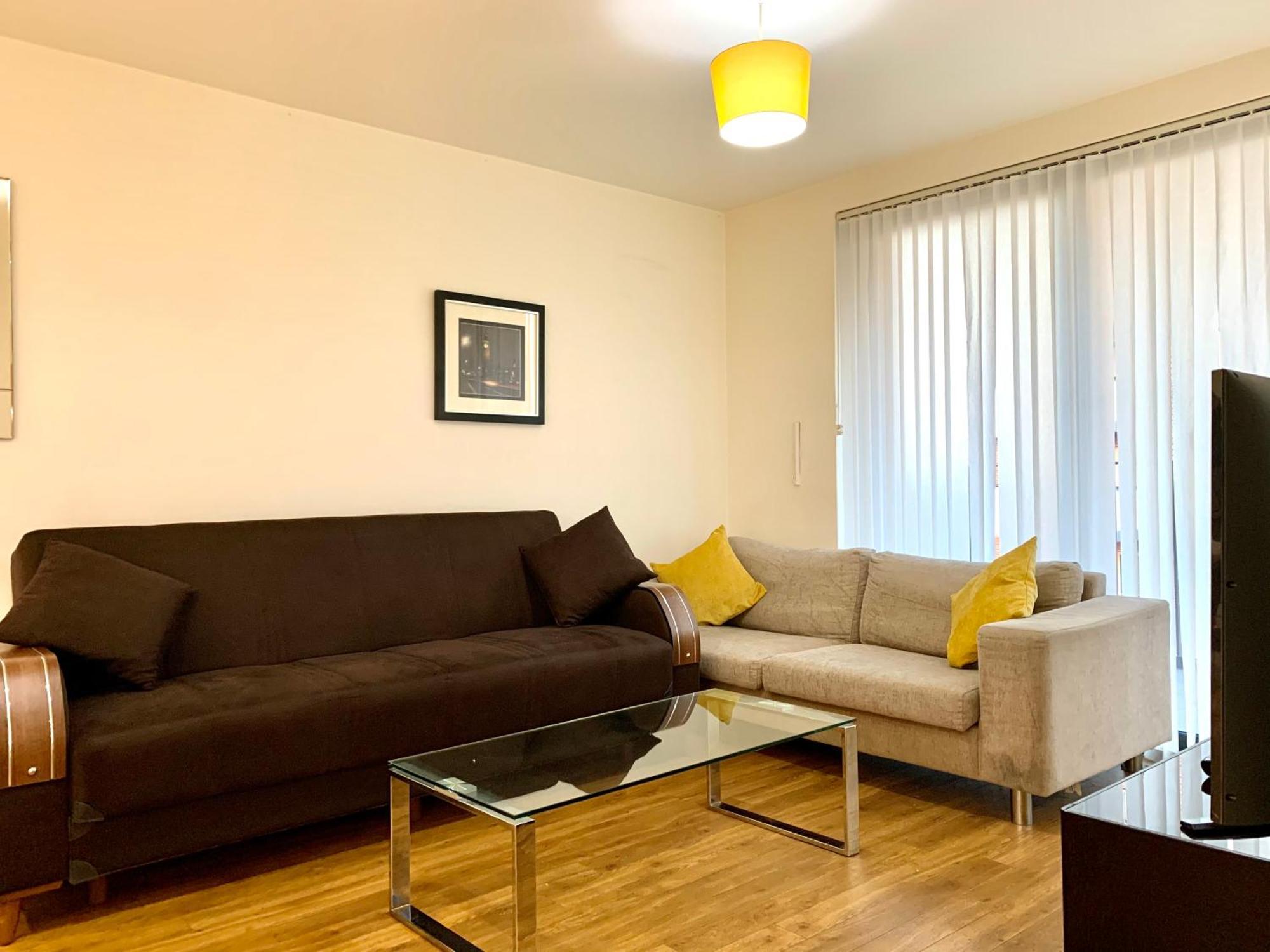 Apartment Excel 2 Bedrooms 2 Bath, Parking, Supper Wifi, Dockland, O2 Arena, Cable Car London