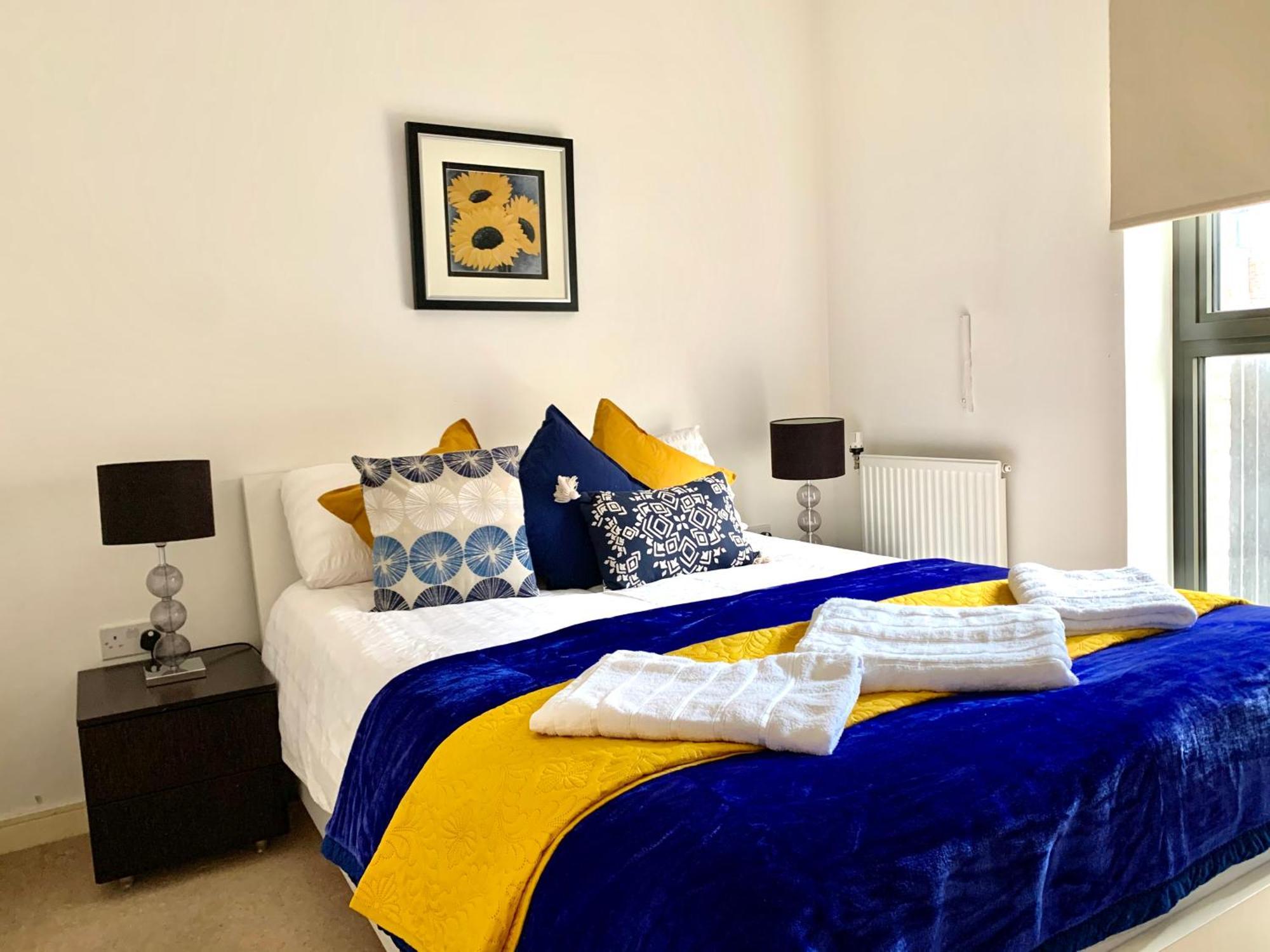 Apartment Excel 2 Bedrooms 2 Bath, Parking, Supper Wifi, Dockland, O2 Arena, Cable Car
